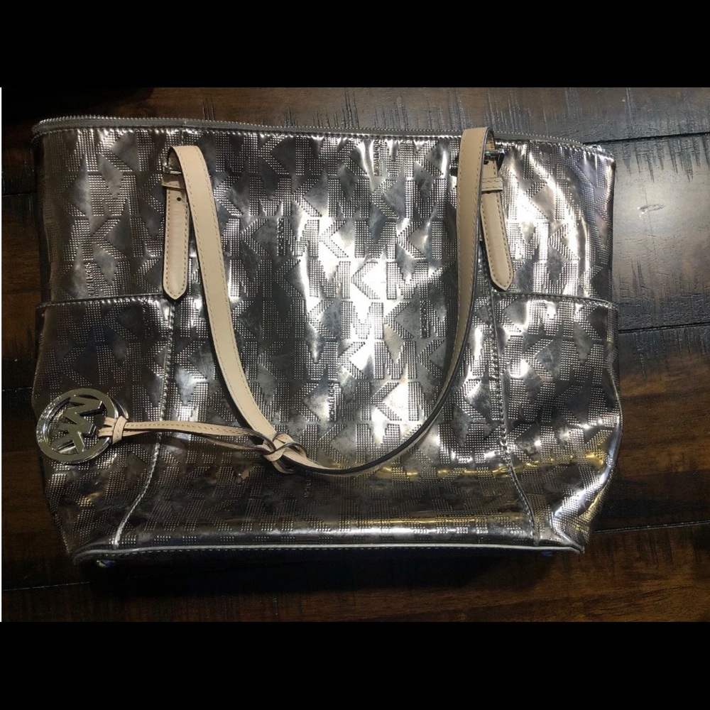 Metallic Kate Spade tote